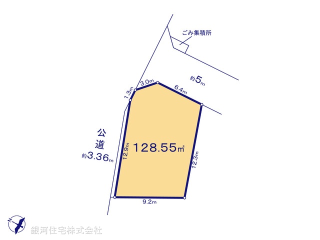 G00375216 埼玉県入間市小谷田１丁目 土地 1770万円【区画図】