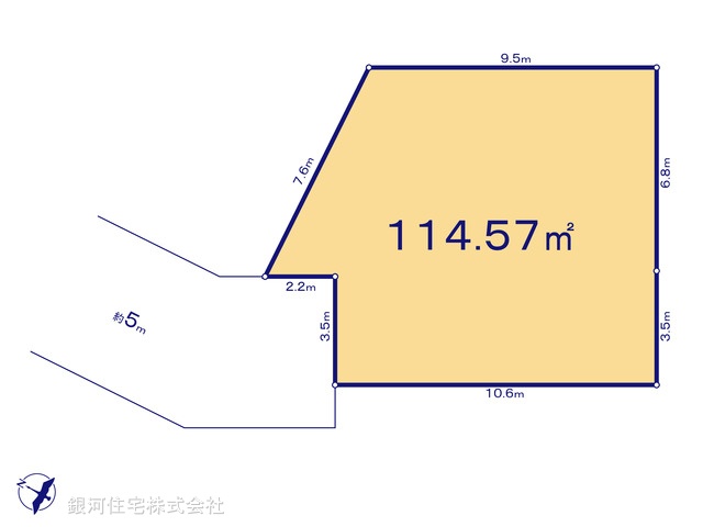 G00375219 埼玉県入間市小谷田１丁目 土地 1470万円【区画図】