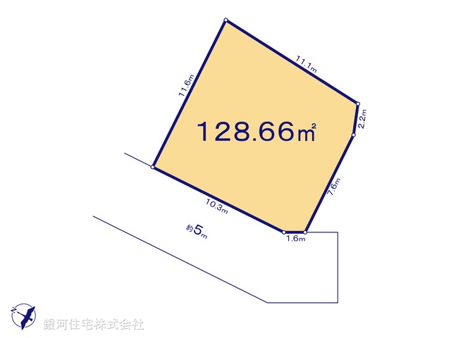 G00375220 埼玉県入間市小谷田１丁目 土地 1670万円【区画図】