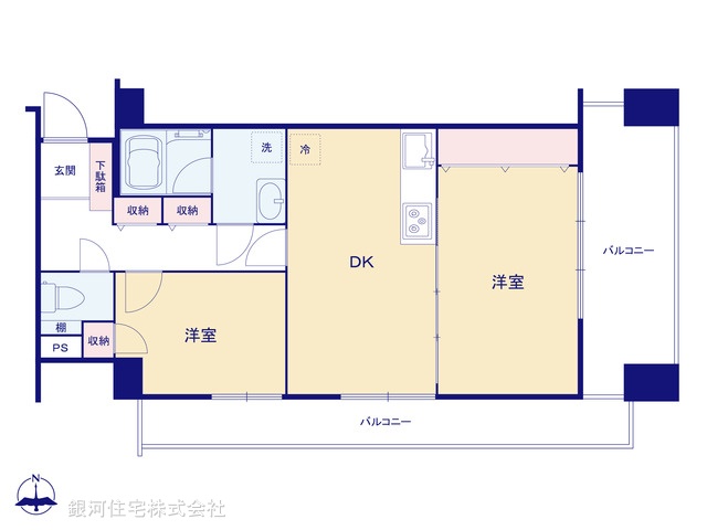 G00375273 埼玉県川口市並木３丁目 中古マンション 3480万円【間取図】