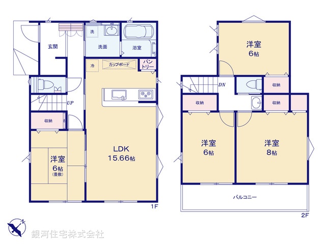 G00375606 千葉県我孫子市布佐 新築一戸建て 2640万円【間取図】