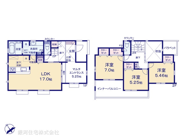 G00375619 東京都町田市図師町 新築一戸建て 4680万円【間取図】