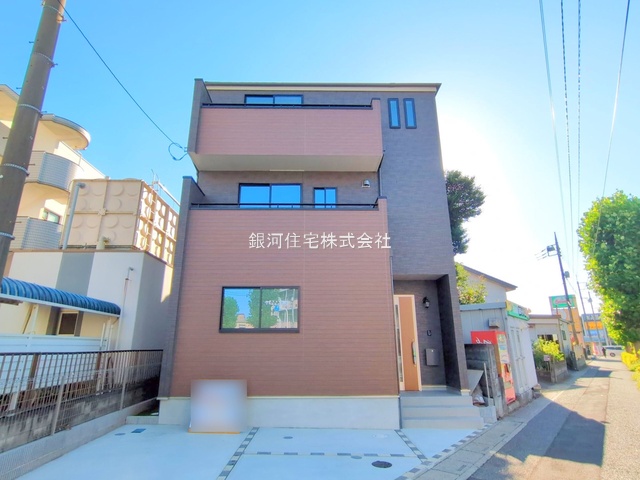 G00376450 埼玉県志木市柏町５丁目 新築一戸建て 4790万円 土地面積86.62m² (約26.20坪) 建物面積101.02m² (約30.55坪) 間取り３ＳＬＤＫ 築年月2025年07月(築１年以内)【外観11】