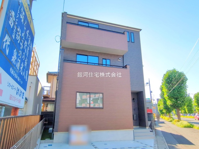 G00376450 埼玉県志木市柏町５丁目 新築一戸建て 4790万円 土地面積86.62m² (約26.20坪) 建物面積101.02m² (約30.55坪) 間取り３ＳＬＤＫ 築年月2025年07月(築１年以内)【外観12】