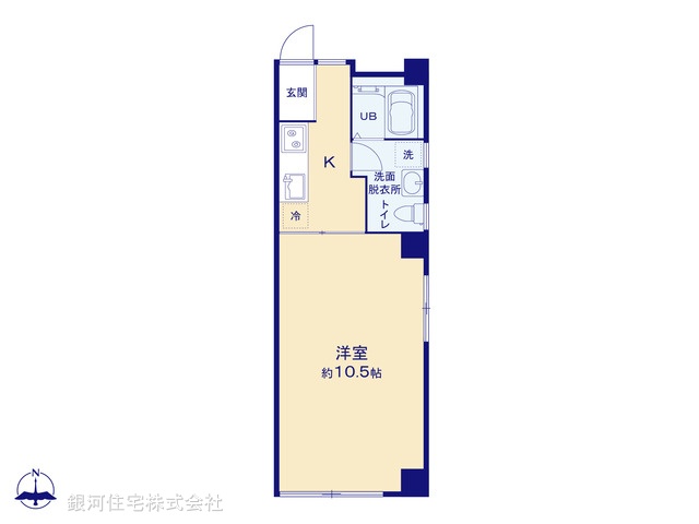 G00377329 東京都世田谷区代田４丁目 中古マンション 3180万円【間取図】