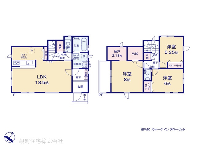 G00377405 埼玉県越谷市大沢２丁目 新築一戸建て 3490万円【間取図】