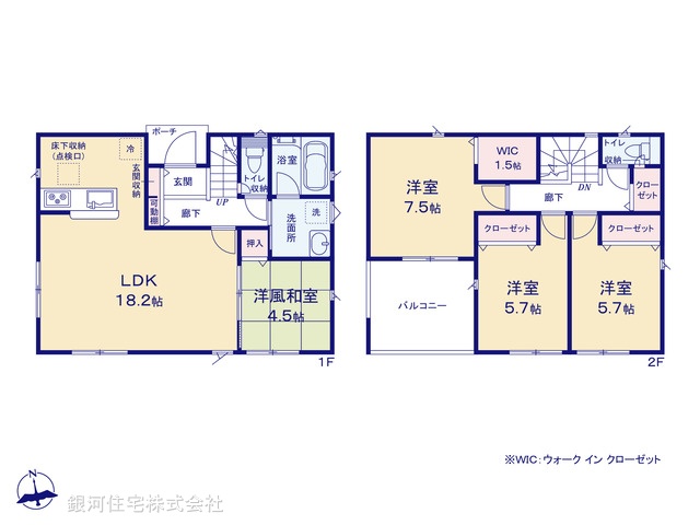 G00377868 千葉県木更津市江川 新築一戸建て 2388万円【間取図】