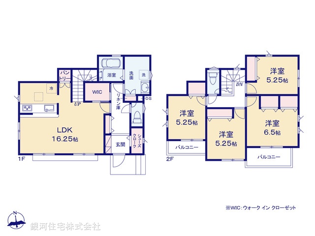 G00377942 埼玉県川越市小仙波町２丁目 新築一戸建て 2999万円【間取図】