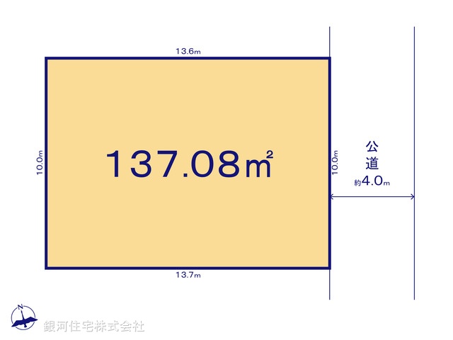 G00377971 千葉県船橋市二和東５丁目 土地 2590万円【区画図】
