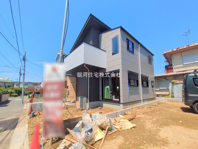 G00378118 千葉県船橋市西習志野１丁目 新築一戸建て 4280万円 土地面積92.05m² (約27.84坪) 建物面積90.61m² (約27.40坪) 間取り３ＳＬＤＫ 築年月2025年07月(築１年以内)【外観6】