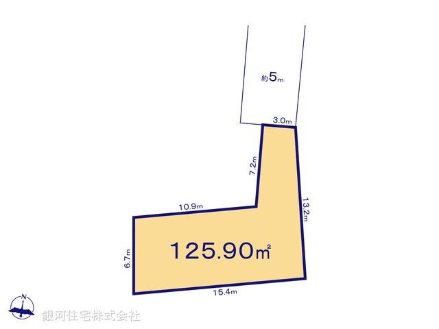 G00378369 埼玉県上尾市大字大谷本郷 土地 1780万円【区画図】