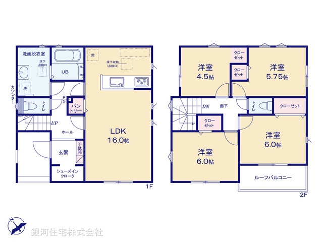 G00378371 千葉県佐倉市中志津７丁目 新築一戸建て 3099万円【間取図】