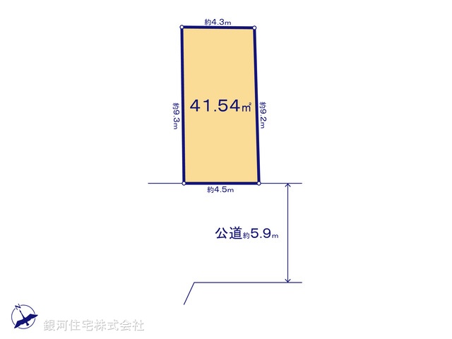 G00378664 東京都練馬区富士見台２丁目 土地 2680万円【区画図】