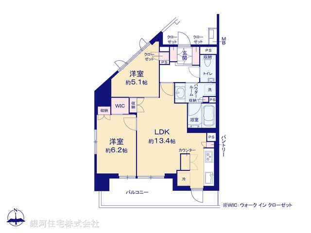 G00379069 東京都足立区足立４丁目 中古マンション 5999万円【間取図】