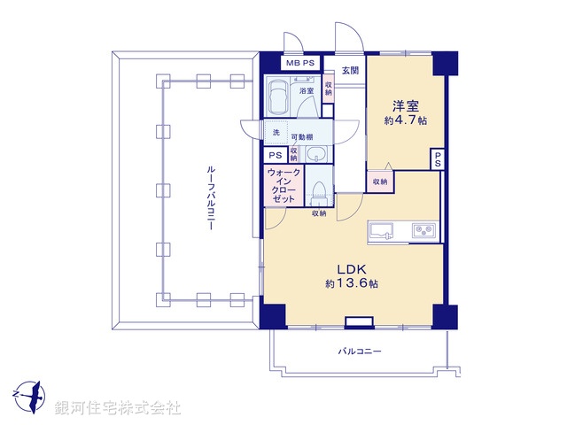 G00379478 東京都葛飾区西新小岩４丁目 中古マンション 2880万円【間取図】