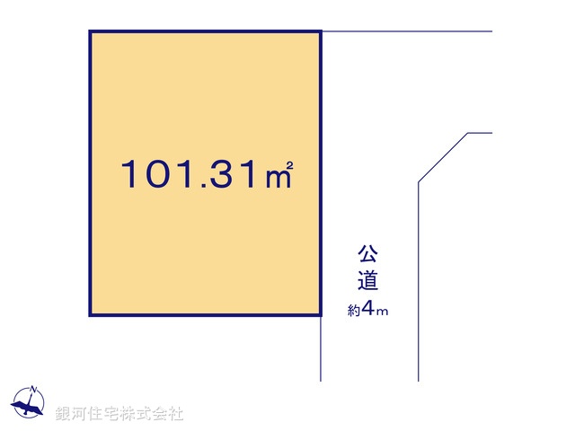 G00379508 埼玉県川越市大塚新町 土地 1590万円【区画図】