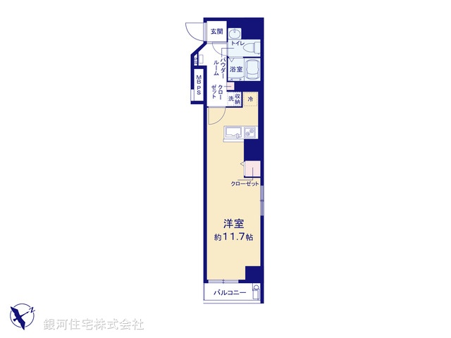 G00379534 東京都台東区上野５丁目 中古マンション 2499万円【間取図】