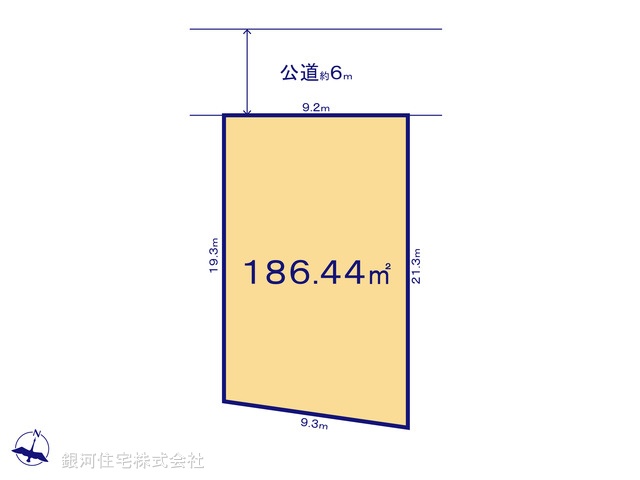 G00379572 埼玉県越谷市千間台西６丁目 土地 3190万円【区画図】