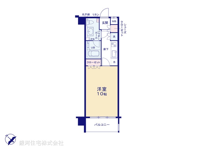 G00379609 東京都板橋区南常盤台１丁目 中古マンション 2980万円【間取図】