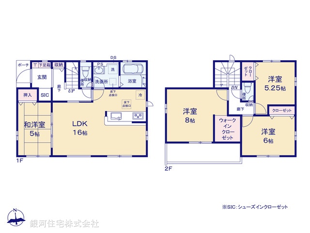 G00381092 千葉県千葉市若葉区加曽利町 新築一戸建て 2990万円【間取図】