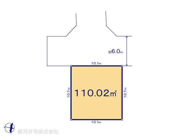 G00381138 東京都練馬区西大泉４丁目 土地 4380万円【区画図】