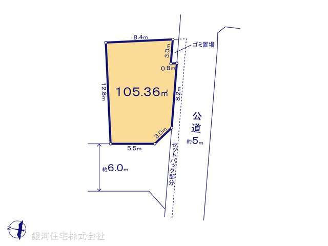 G00381140 東京都練馬区西大泉４丁目 土地 4280万円【区画図】