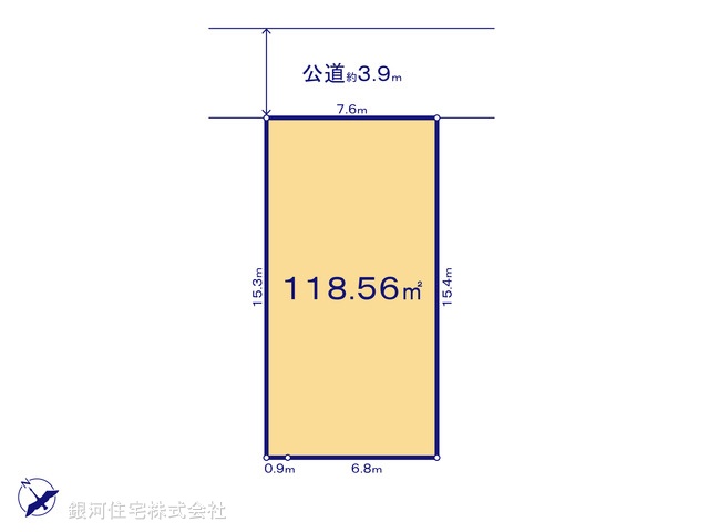 G00382679 神奈川県横浜市神奈川区三ツ沢東町 土地(建築条件付土地) 6440万円【区画図】