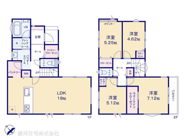 G00382812 神奈川県横浜市磯子区岡村５丁目 新築一戸建て 4780万円【間取図】