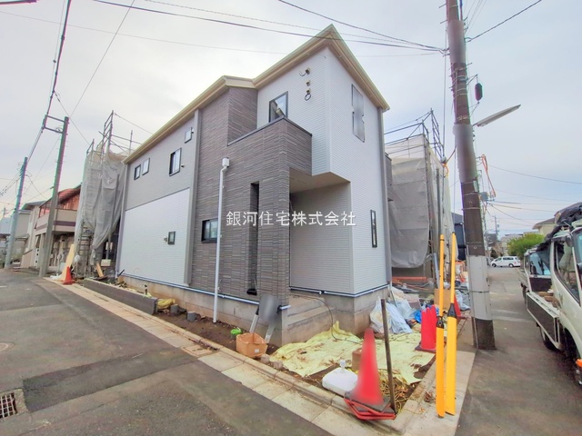 G00383309 東京都練馬区下石神井５丁目 新築一戸建て 7090万円 土地面積88.50m² (約26.77坪) 建物面積89.11m² (約26.95坪) 間取り４ＬＤＫ 築年月2025年11月(築１年以内)【外観6】