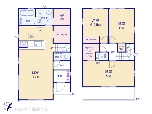 G00383370 千葉県市川市柏井町３丁目 新築一戸建て 3890万円【間取図】