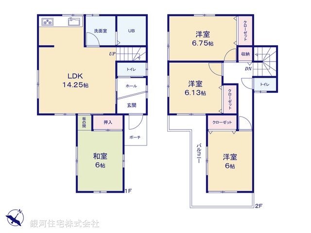 G00383440 千葉県船橋市旭町１丁目 中古一戸建て 3329万円【間取図】