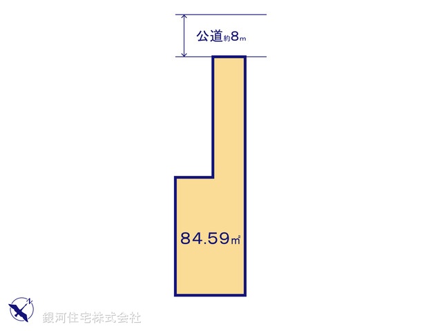 G00383551 千葉県市川市福栄２丁目 土地 3980万円【区画図】