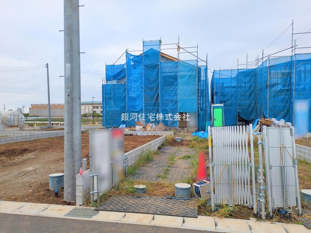 G00384275 千葉県市川市北方町４丁目 新築一戸建て 5399万円 土地面積198.86m² (約60.15坪) 建物面積109.06m² (約32.99坪) 間取り４ＬＤＫ 築年月2025年11月(築１年以内)【外観17】