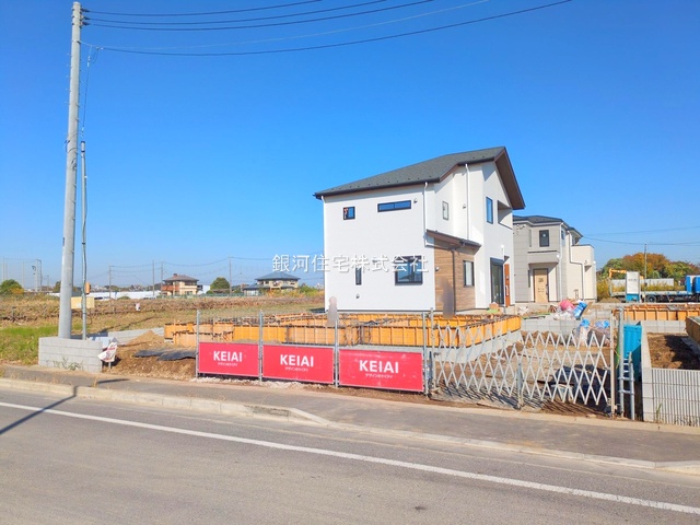 G00384277 千葉県市川市北方町４丁目 新築一戸建て 6199万円 土地面積160.05m² (約48.41坪) 建物面積112.79m² (約34.11坪) 間取り４ＬＤＫ 築年月2026年02月【外観2】