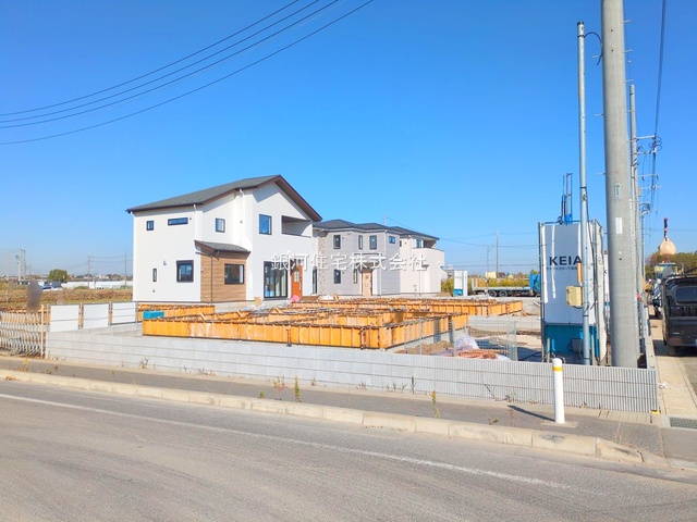 G00384278 千葉県市川市北方町４丁目 新築一戸建て 6299万円 土地面積160.05m² (約48.41坪) 建物面積105.96m² (約32.05坪) 間取り４ＬＤＫ 築年月2026年02月【外観2】