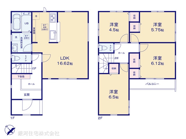 G00384279 千葉県船橋市飯山満町３丁目 新築一戸建て 4090万円 土地面積99.02m² (約29.95坪) 建物面積92.33m² (約27.92坪) 間取り４ＬＤＫ 築年月2026年01月【間取図】