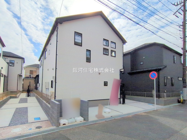 G00384336 千葉県流山市平和台３丁目 新築一戸建て 4680万円 土地面積102.40m² (約30.97坪) 建物面積96.47m² (約29.18坪) 間取り４ＬＤＫ 築年月2025年09月(築１年以内)【外観2】