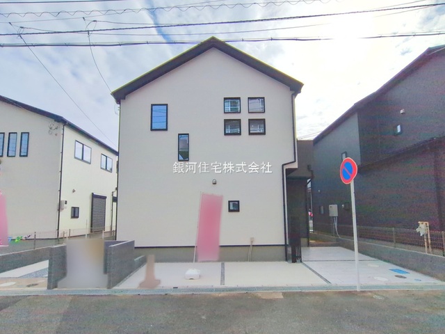 G00384336 千葉県流山市平和台３丁目 新築一戸建て 4680万円 土地面積102.40m² (約30.97坪) 建物面積96.47m² (約29.18坪) 間取り４ＬＤＫ 築年月2025年09月(築１年以内)【外観11】