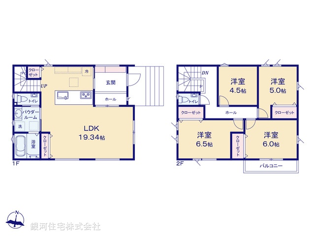 G00384352 千葉県千葉市緑区土気町 新築一戸建て 4130万円【間取図】