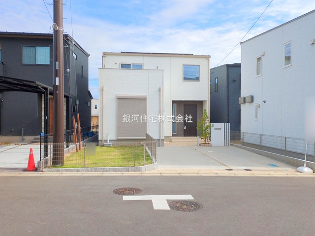 G00384353 千葉県千葉市緑区土気町 新築一戸建て 3980万円 土地面積165.32m² (約50.00坪) 建物面積113.44m² (約34.31坪) 間取り３ＬＤＫ 築年月2025年10月(築１年以内)【外観2】