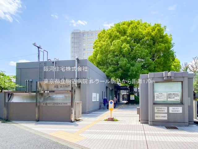 G00384362 東京都文京区本駒込４丁目 中古マンション 3999万円 専有面積58.53m² (約17.70坪) 間取り２ＬＤＫ 所在階4階 築年月1974年11月(築51年)【周辺環境】東京都立駒込病院