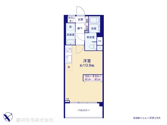 G00384646 東京都品川区小山１丁目 中古マンション 2880万円【間取図】