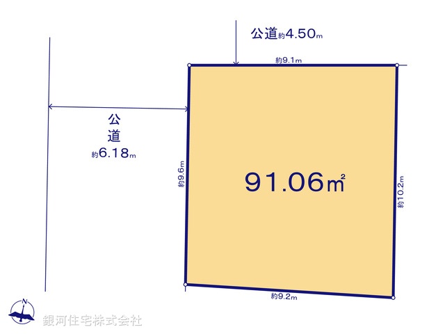 G00384765 東京都品川区二葉３丁目 土地 2億円【区画図】