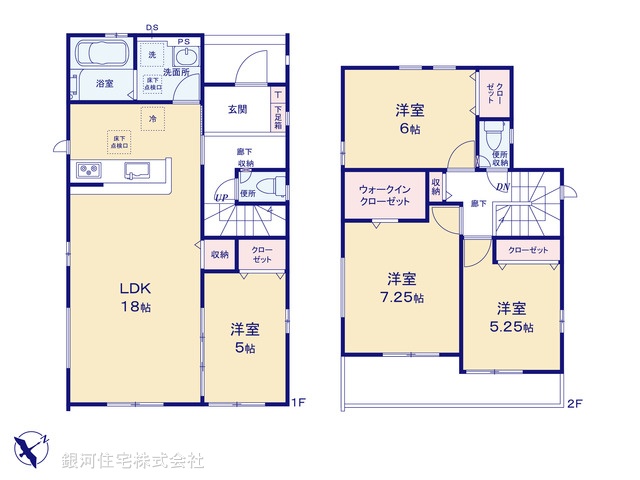 G00385234 千葉県千葉市緑区おゆみ野５丁目 新築一戸建て 3980万円【間取図】