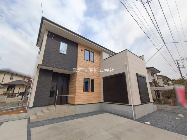 G00385330 千葉県我孫子市つくし野５丁目 新築一戸建て 4288万円 土地面積176.34m² (約53.34坪) 建物面積106.53m² (約32.22坪) 間取り４ＬＤＫ 築年月2026年01月(築１年以内)【外観14】