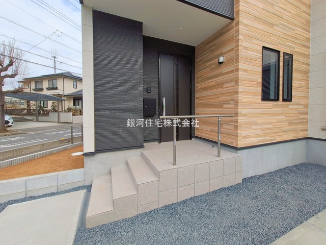 G00385330 千葉県我孫子市つくし野５丁目 新築一戸建て 4288万円 土地面積176.34m² (約53.34坪) 建物面積106.53m² (約32.22坪) 間取り４ＬＤＫ 築年月2026年01月(築１年以内)【外観18】