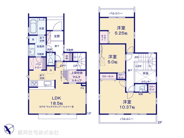 G00385366 千葉県船橋市芝山６丁目 新築一戸建て 3880万円【間取図】