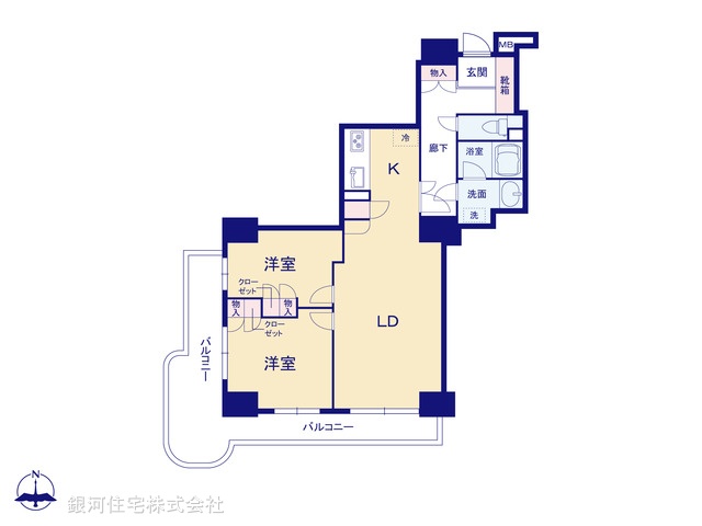 G00385407 埼玉県所沢市寿町 中古マンション 3780万円【間取図】