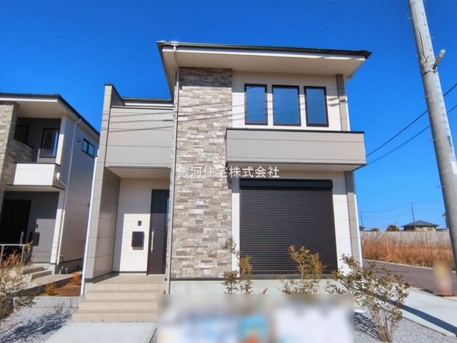 G00385543 千葉県市川市北方町４丁目 新築一戸建て 6199万円 土地面積155.04m² (約46.89坪) 建物面積109.06m² (約32.99坪) 間取り４ＬＤＫ 築年月2026年03月【外観9】