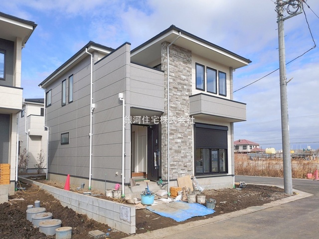 G00385543 千葉県市川市北方町４丁目 新築一戸建て 6199万円 土地面積155.04m² (約46.89坪) 建物面積109.06m² (約32.99坪) 間取り４ＬＤＫ 築年月2026年03月【外観15】